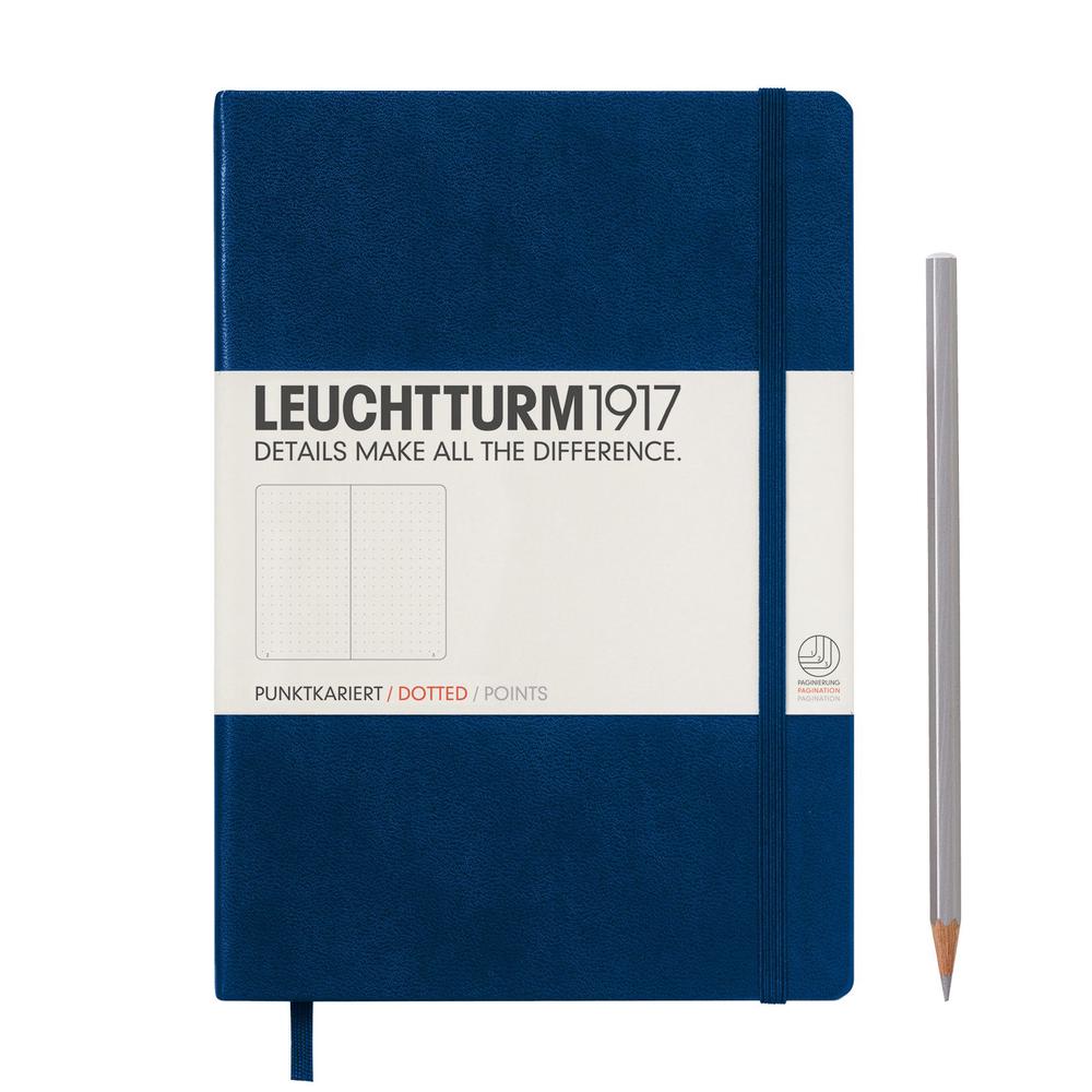 Leuchtturm1917 Notebook Medium A5 Dotted - Navy, 4004117393877