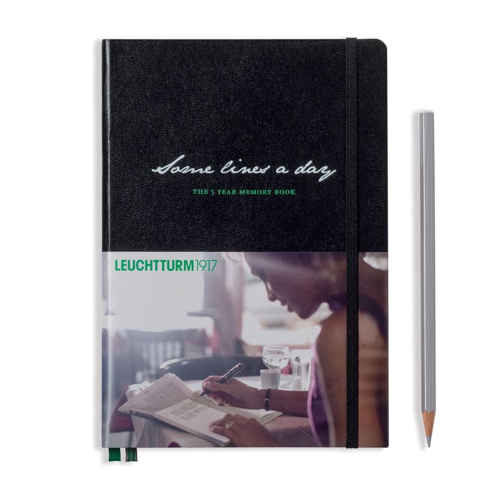 Leuchtturm1917 5 Year Memory Book Medium A5 - Black, 4004117399688