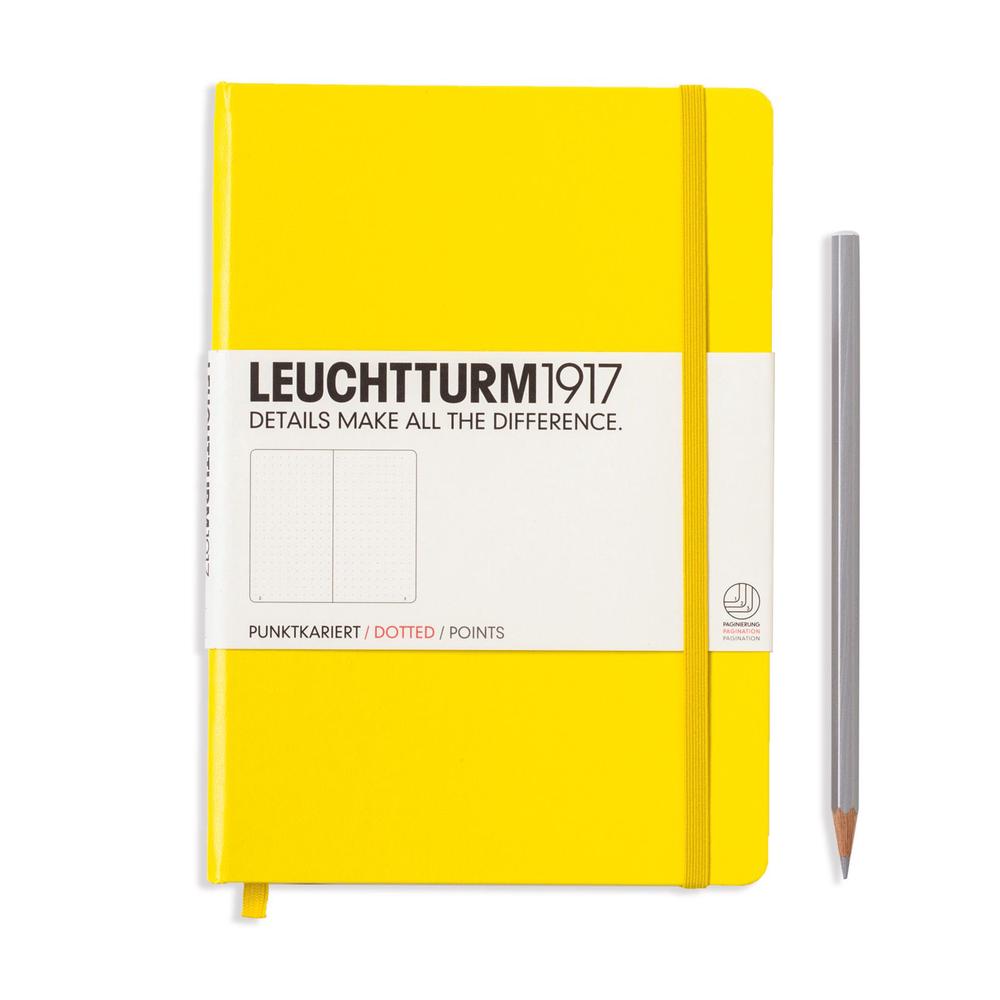 Leuchtturm1917 Notebook Medium A5 Dotted - Lemon, 4004117424878