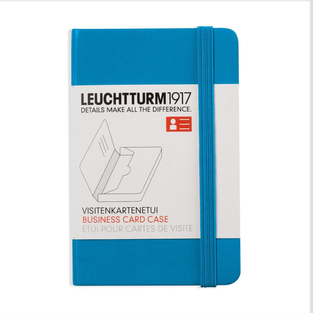 Leuchtturm1917 Business Card Case (Azure) - 65x100x15mm, 4004117475764