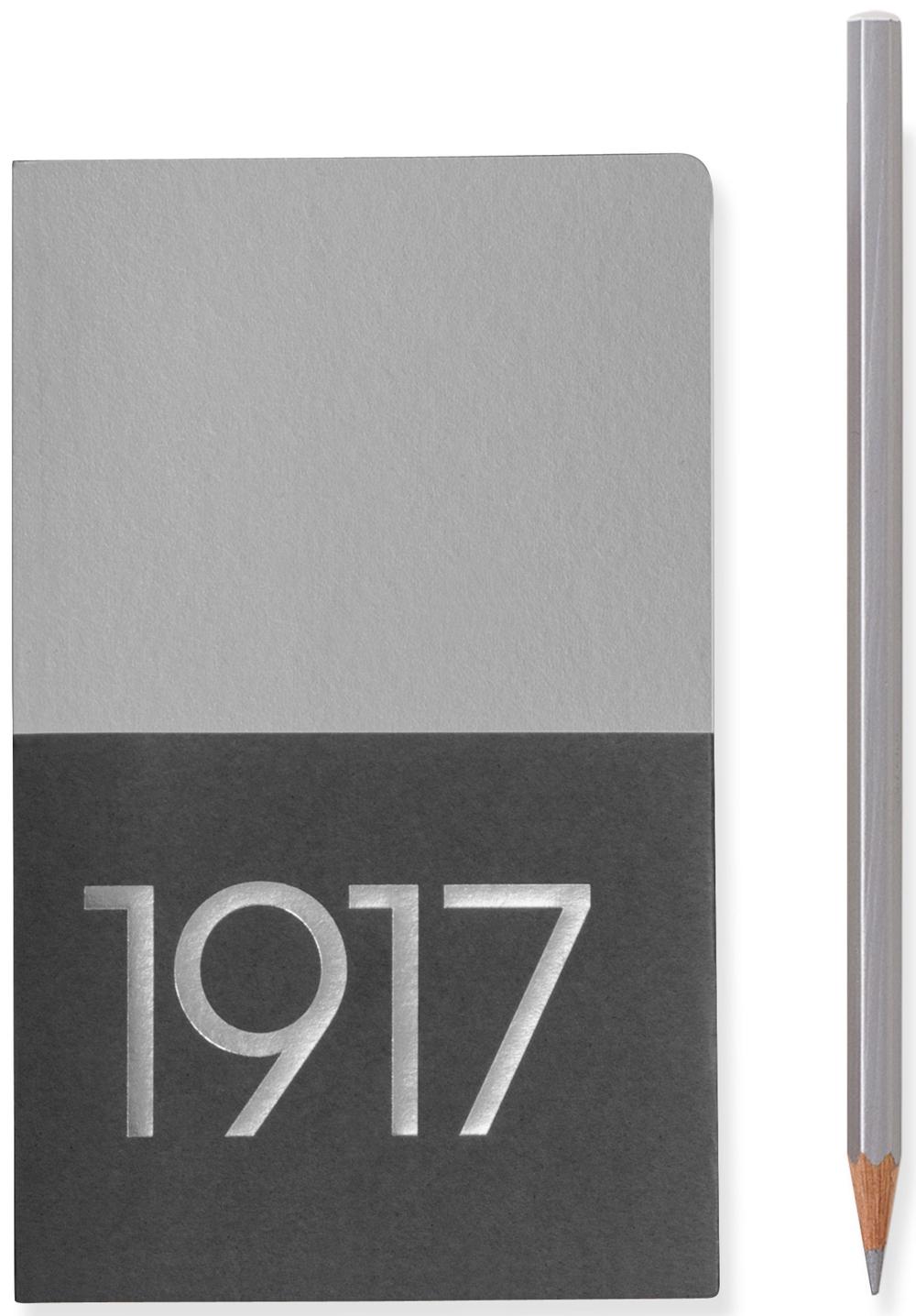 Leuchtturm1917 Jottbook Pocket (A6), 60 p. Plain, Silver, 4004117496721