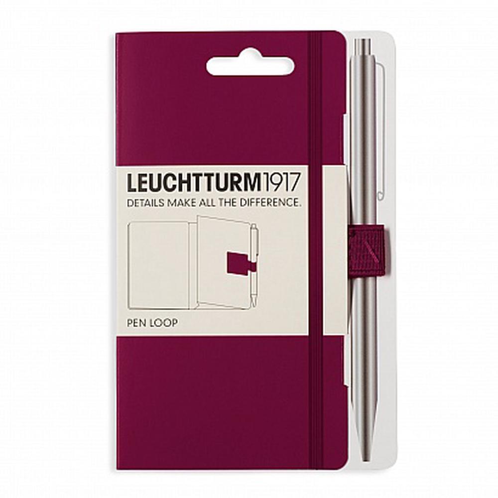 Leuchtturm1917 Pen Loop (Port Red) - 40x40mm, 4004117551642
