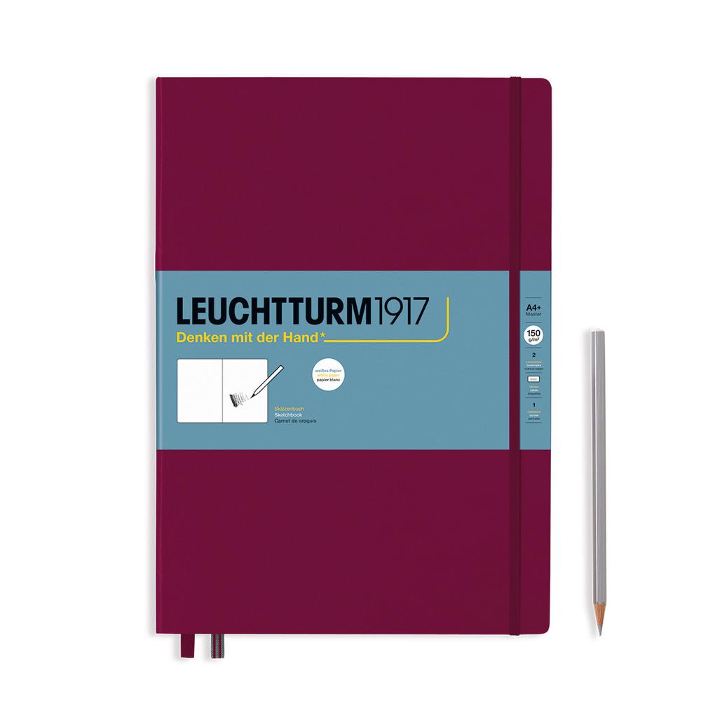 Leuchtturm1917 Sketchbooks (Port Red) - A4+ Master, 4004117577918