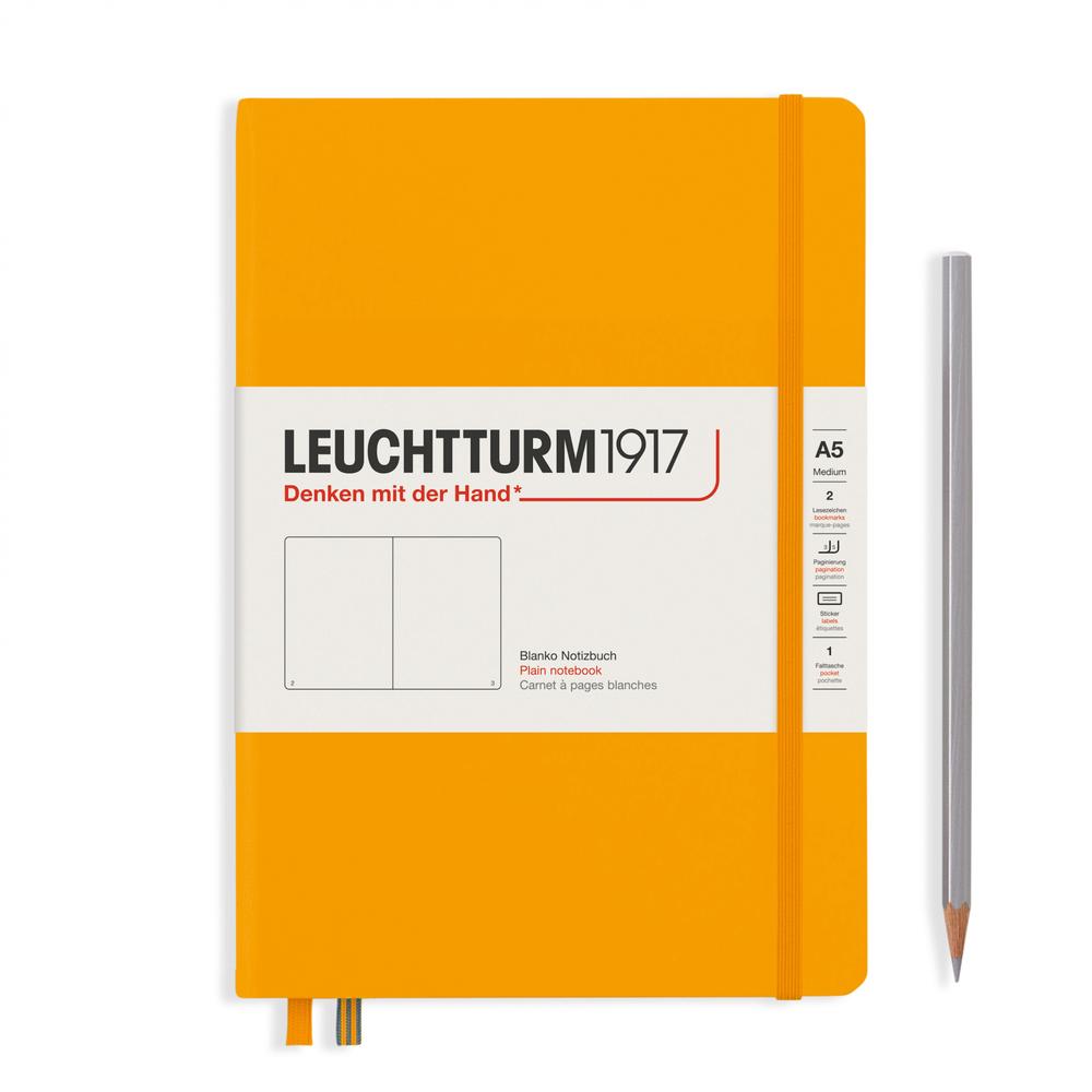 Leuchtturm1917 Notebook Hardcover, Plain, 251 Numbered Pages (Rising Sun) - A5, 4004117587962