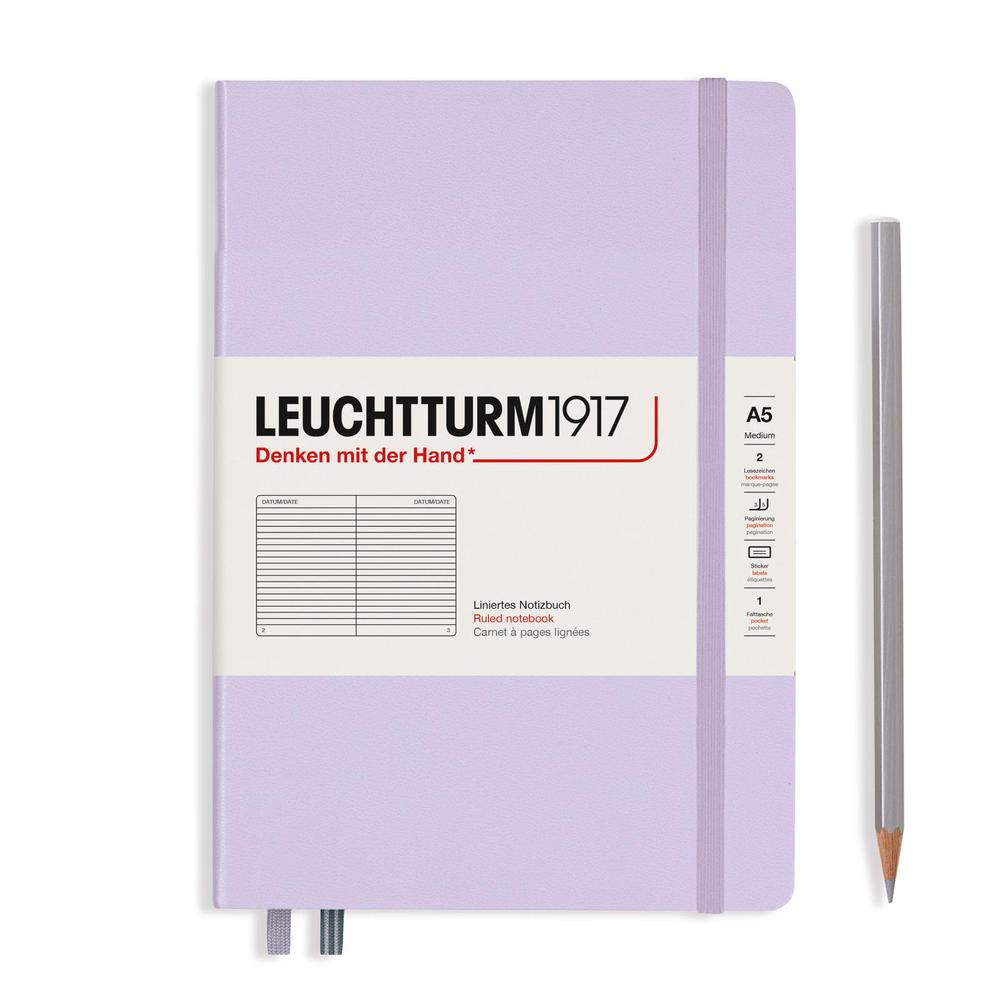 Hardcover Medium Ruled Notebook, 251 Page (Lilac), 4004117609312
