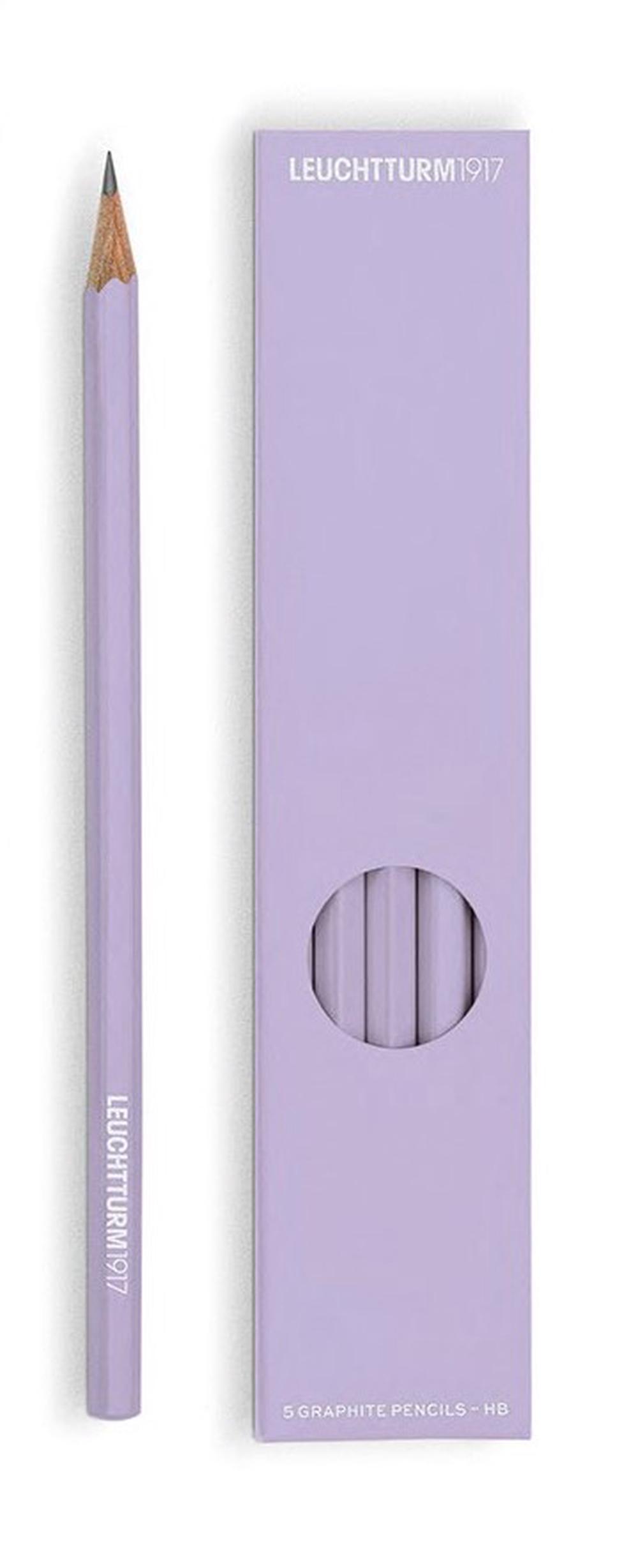 Pencils HB, Pack of 5 (Lilac), 4004117609695