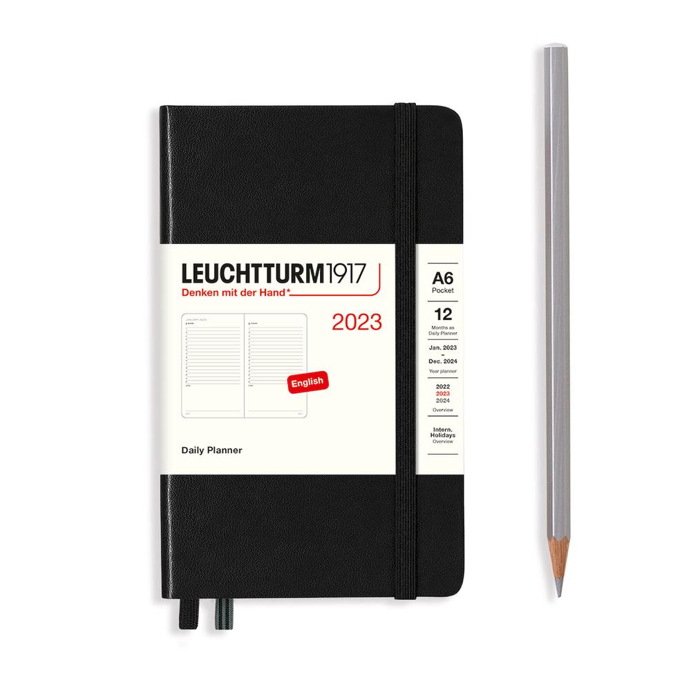 Leuchtturm1917 Pocket 2023 Daily Planner (Black) A6 Buy online at