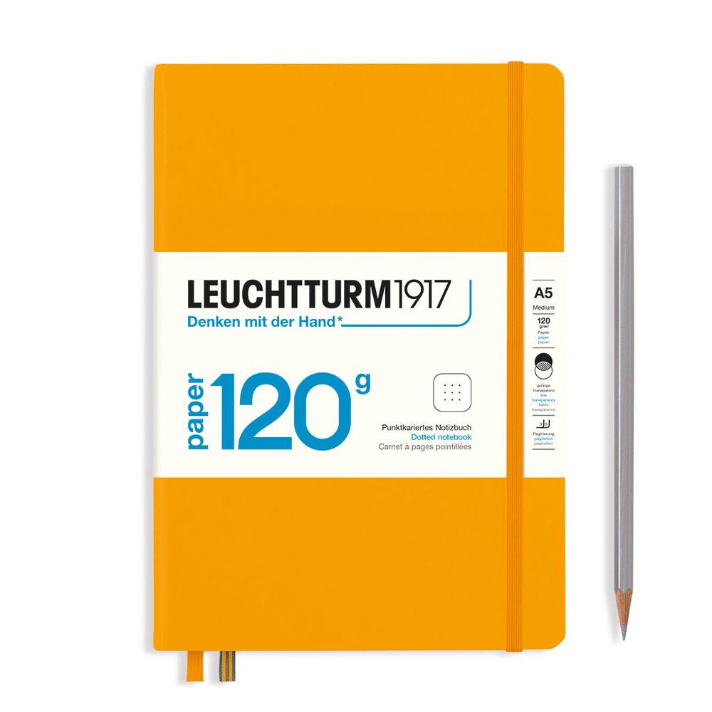 Leuchtturm1917 Notebook Hardcover, Dotted, Edition 120, 203 Pages (Rising Sun) - A5, 4004117624711
