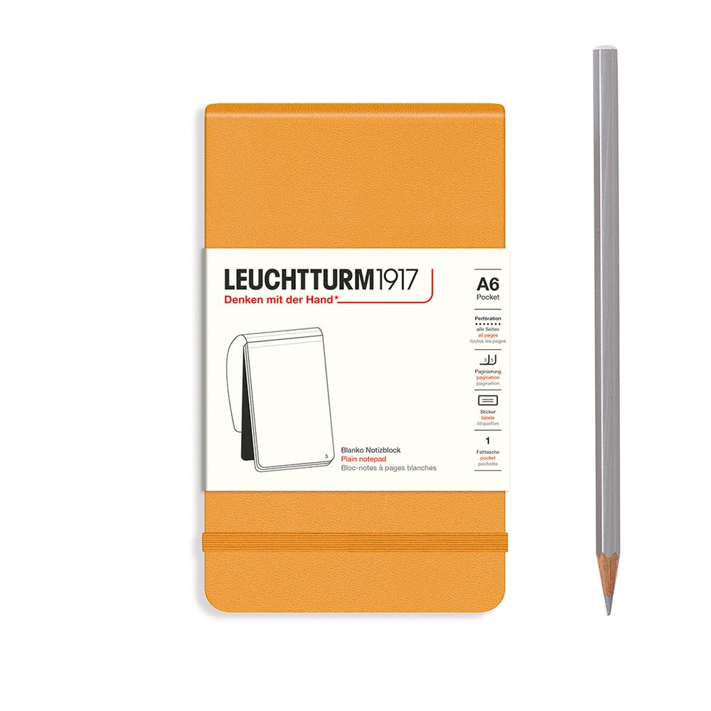 Leuchtturm1917 Notebook Hardcover Pocket, Plain, 184 Pages (Rising Sun) - A6, 4004117632884
