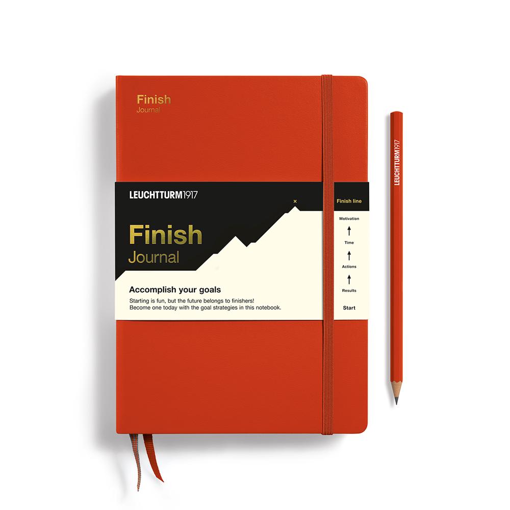 Leuchtturm1917 Finish Journal, Hardcover (Fox Red) - A5, 4004117640261