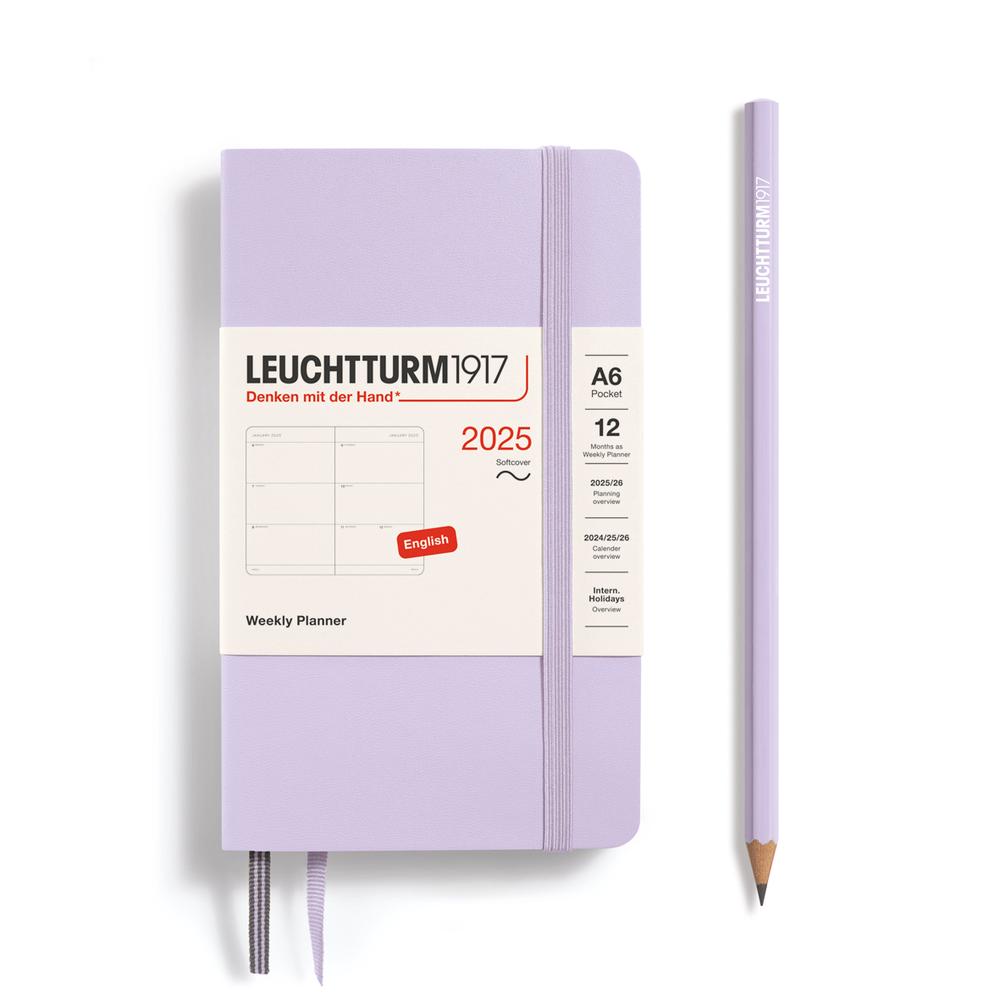 Leuchtturm1917 Weekly Planner 2025, Softcover (Lilac) - A6, 4004117651267