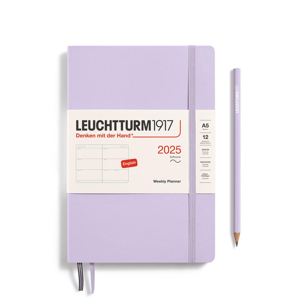 Weekly Planner 2025, Softcover (Lilac), 4004117652264