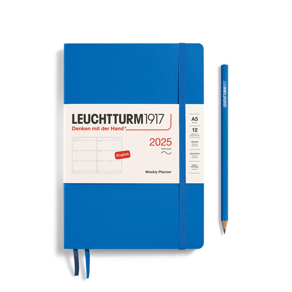Weekly Planner 2025, Softcover (Sky), 4004117652325