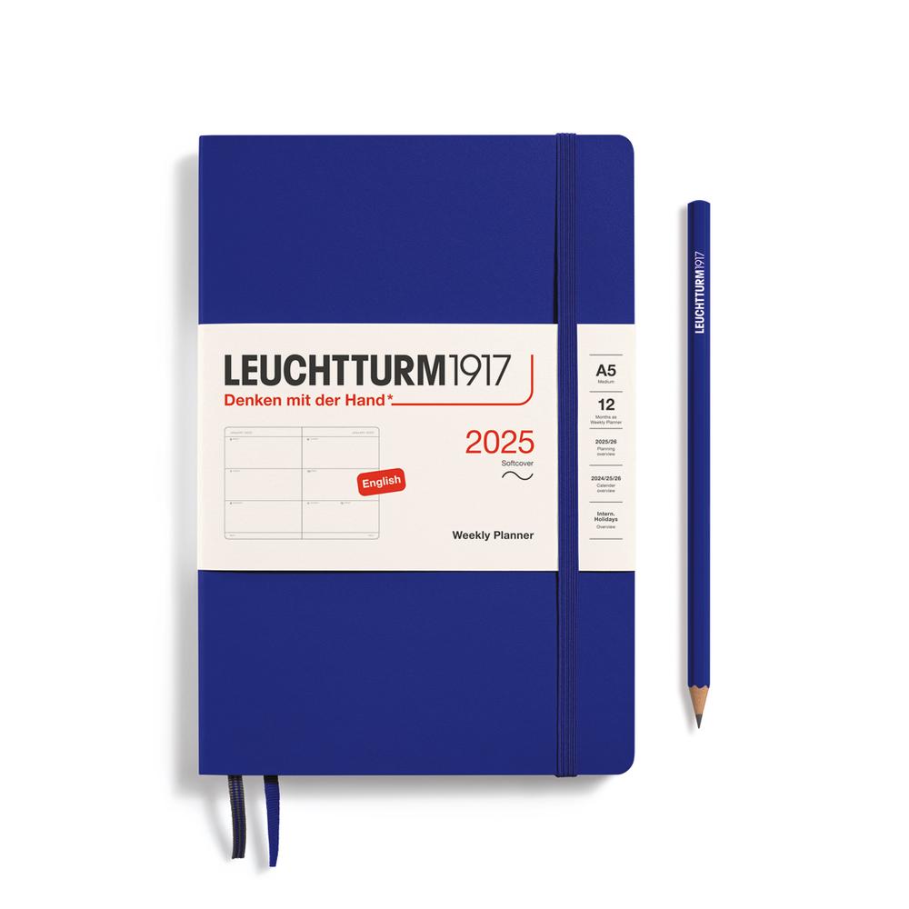 Weekly Planner 2025, Softcover (Ink), 4004117652332