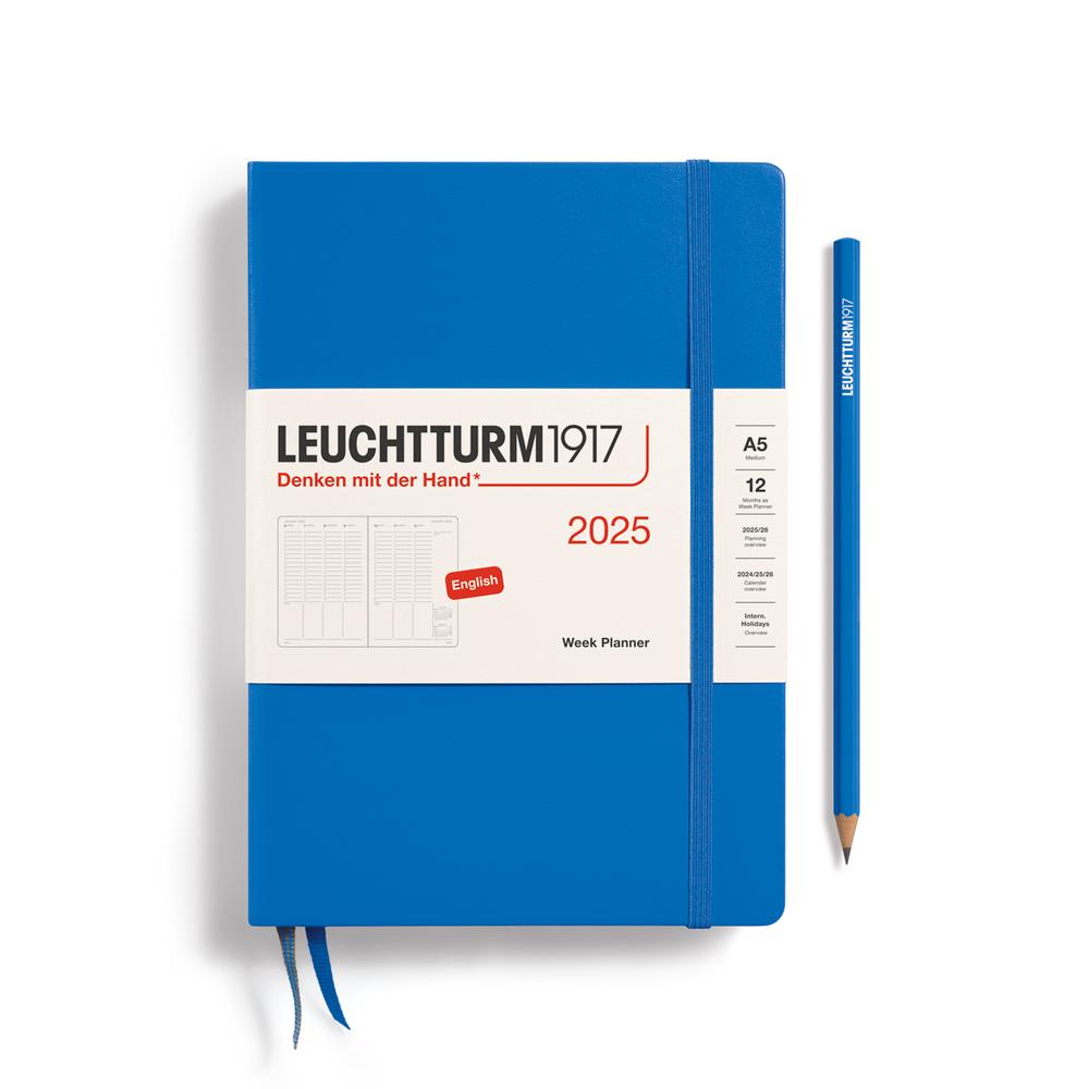 Week Planner 2025, Hardcover (Sky), 4004117652400