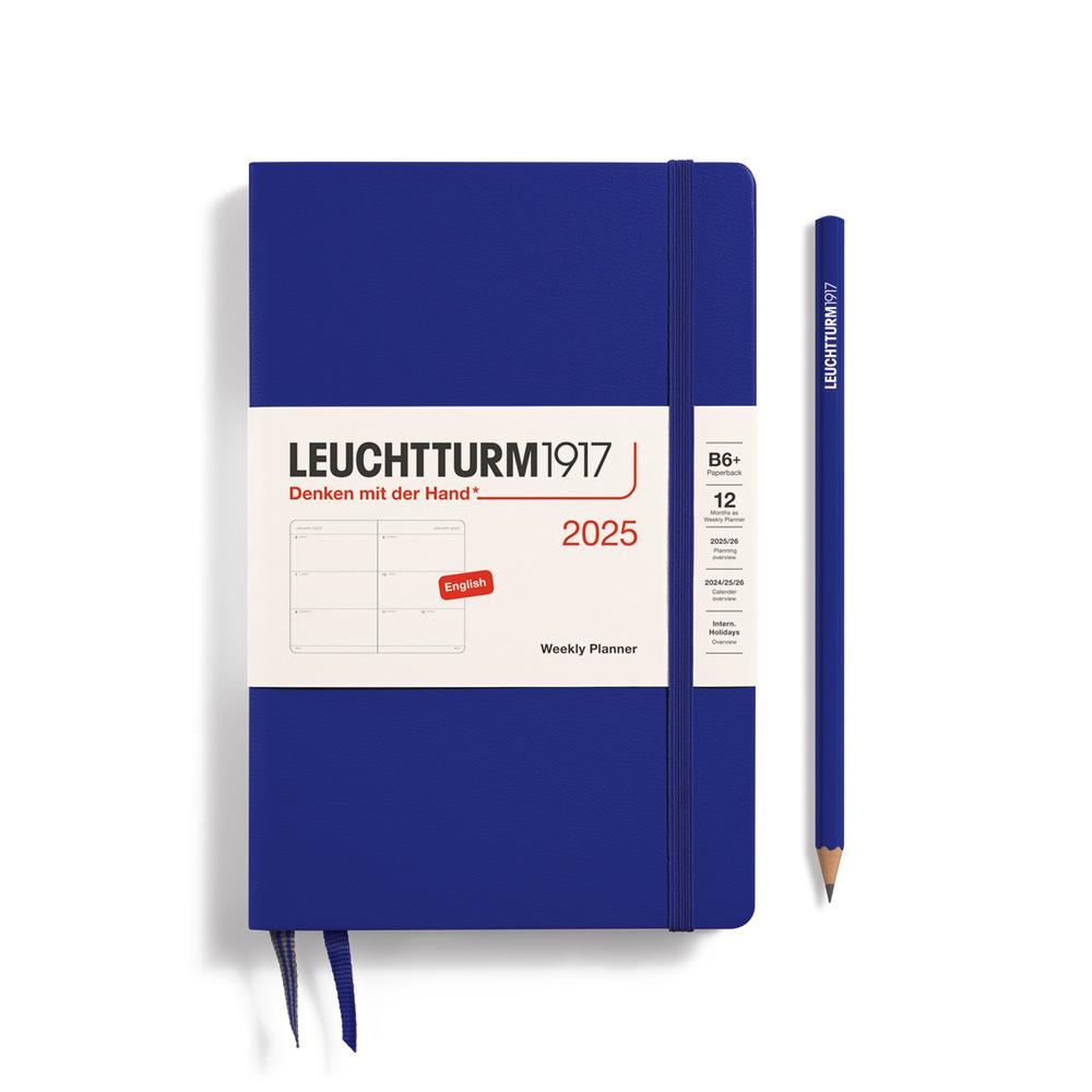 Weekly Planner 2025, Paperback Hardcover (Ink), 4004117653599