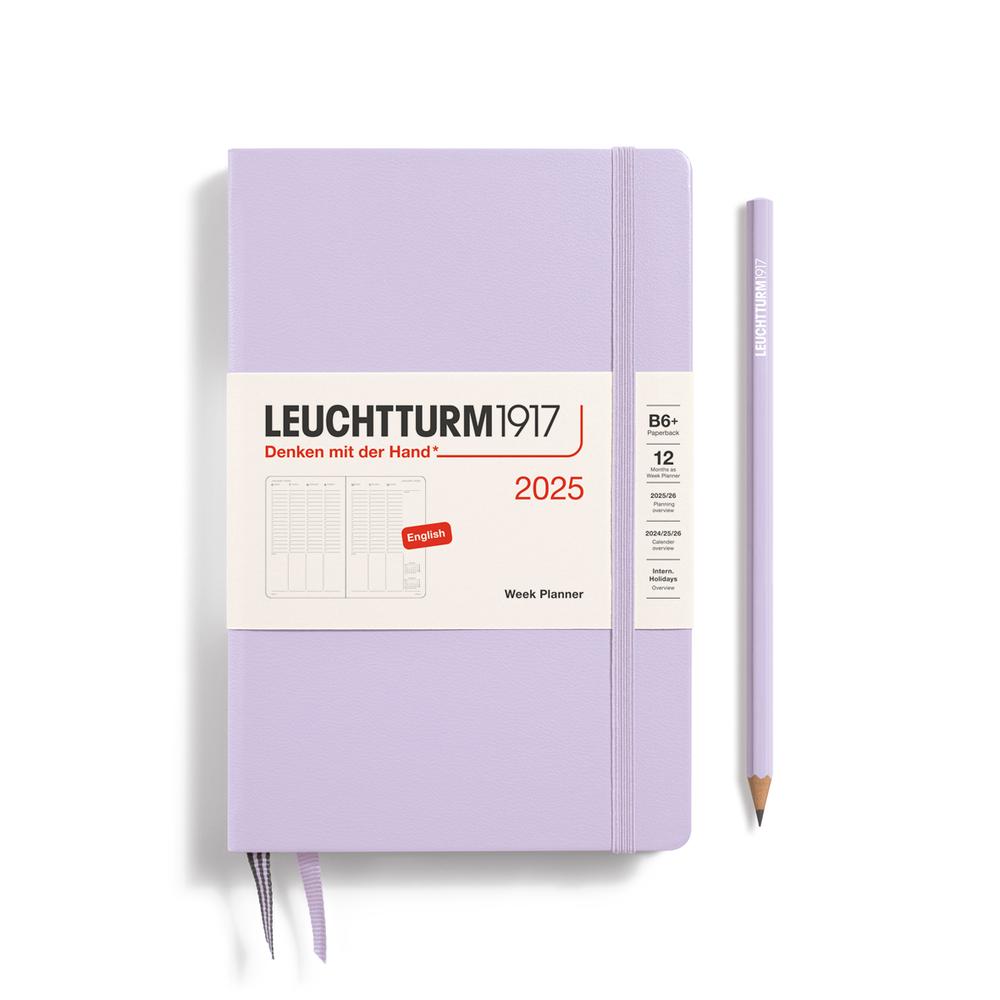 Week Planner 2025, Paperback Hardcover (Lilac), 4004117653612
