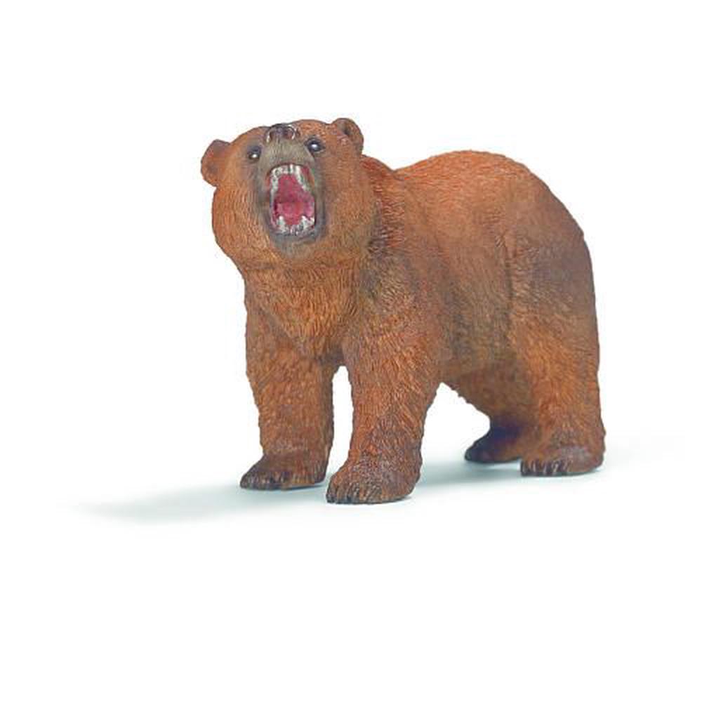 Schleich World of Nature: Wild Life Collection - Grizzly Bear Figurine, 4005086146853