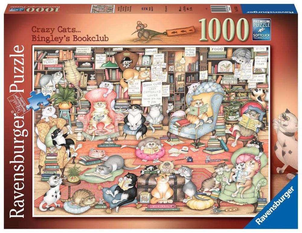 Ravensburger Bingley's Bookclub Puzzle, 1000pc, 4005555001249