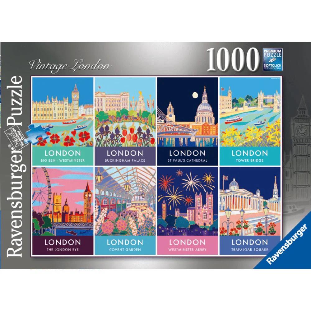 Ravensburger Vintage London Puzzle, 1000pc, 4005555001683