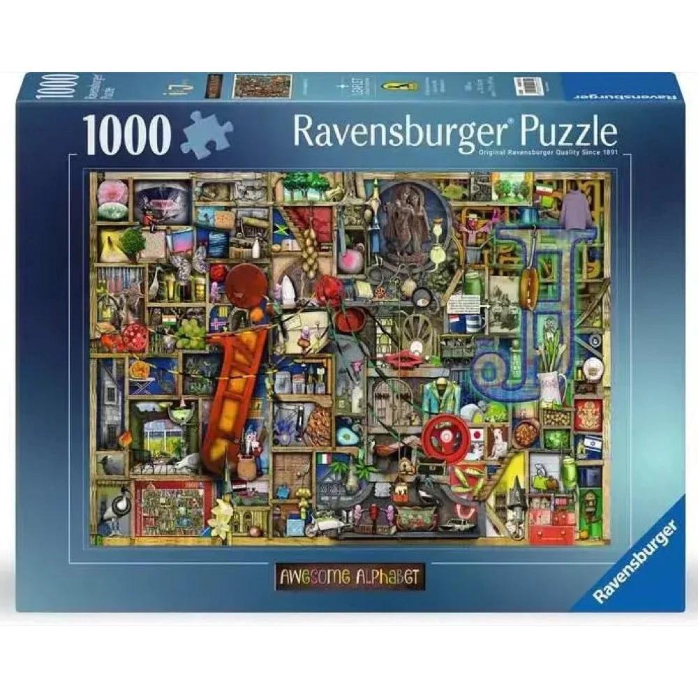 Ravensburger Awesome Alphabet I & J Puzzle, 1000pc, 4005555001720