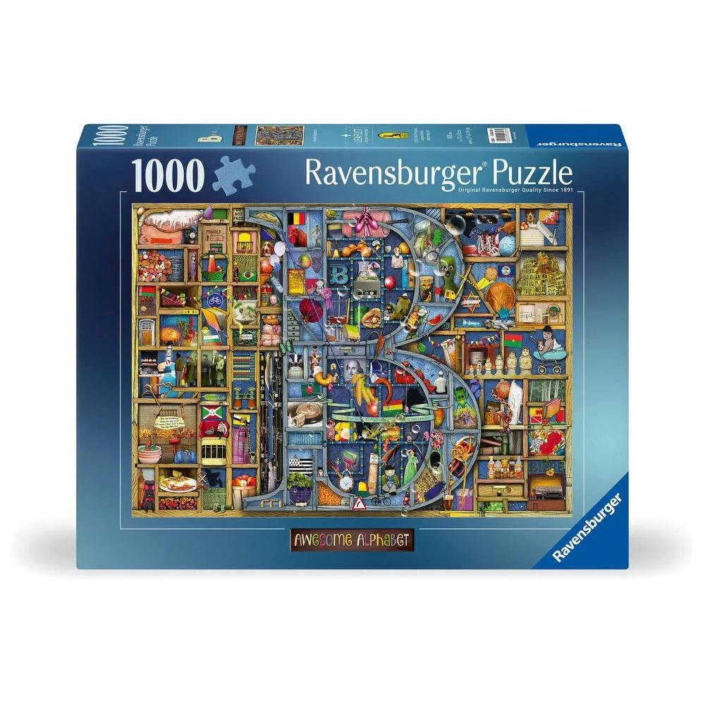 Ravensburger Awesome Alphabet B Puzzle, 1000pc, 4005555003274