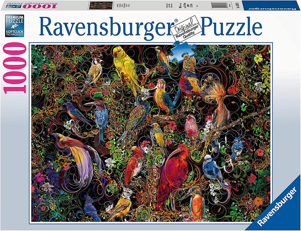 Ravensburger Birds of Art Puzzle, 1000pc, 4005555005575