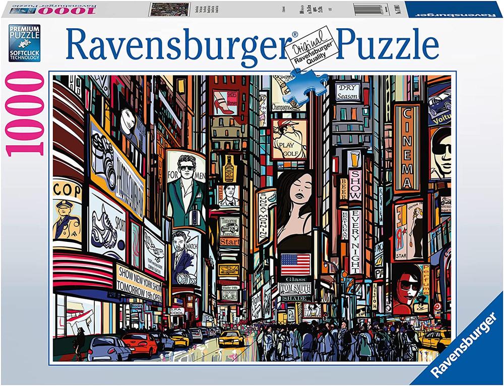 Ravensburger Colorful New York Puzzle, 1000pc, 4005555005803