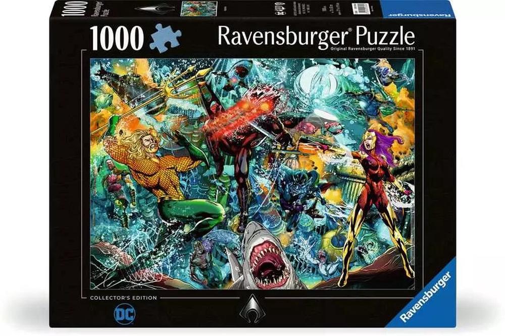 Ravensburger Aquaman Collector's Edition Puzzle, 1000pc, 4005555013464
