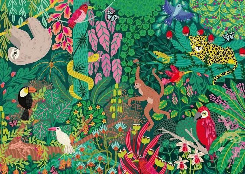 Ravensburger Magical Rain Forrest Puzzle, 1000pc, 4005555014324