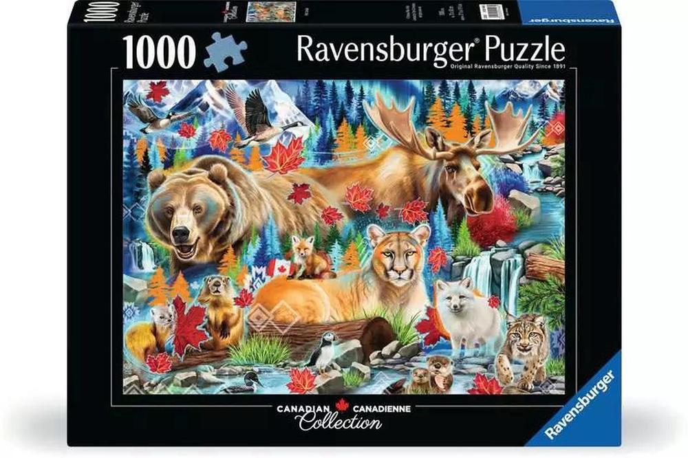 Ravensburger Wild Canada Puzzle, 1000pc, 4005555014485