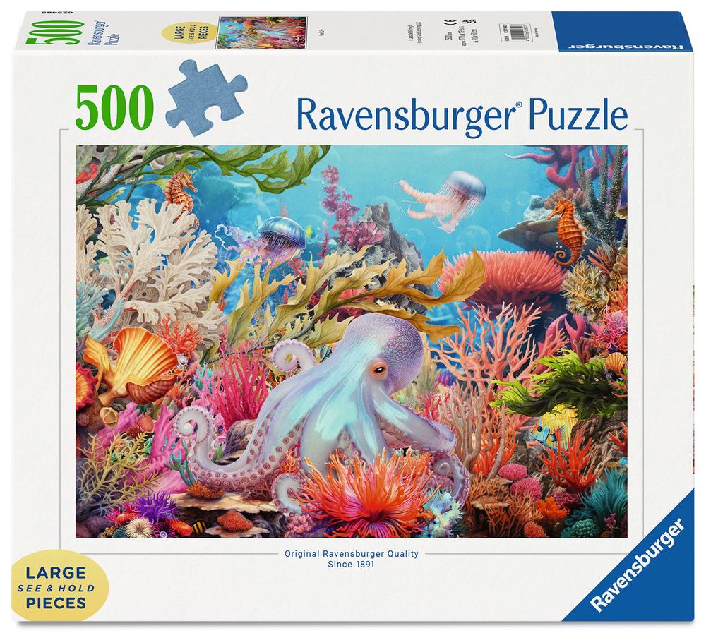 Ravensburger Reef Life Jigsaw Puzzle, 500 Pieces by Ravensburger - ISBN: 4005555018407