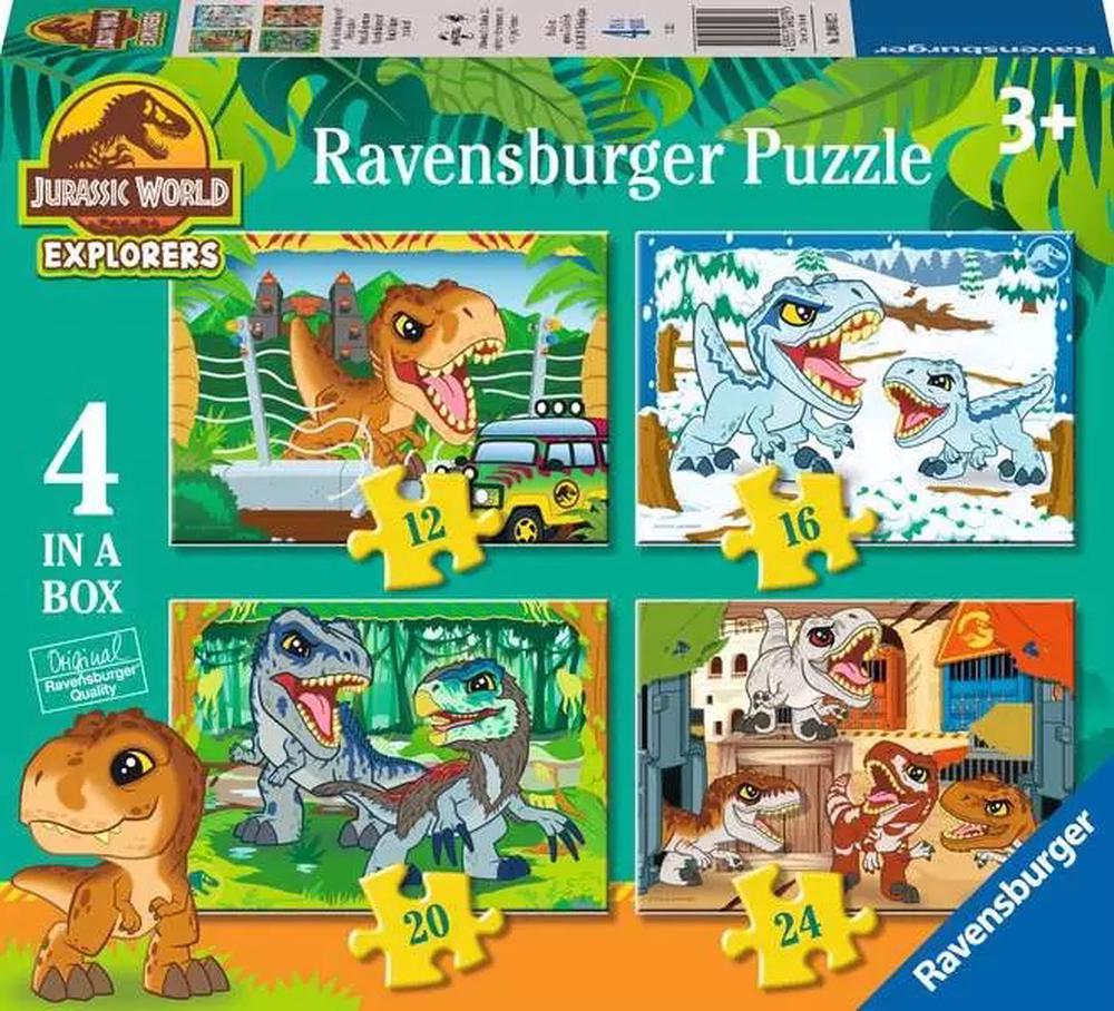 Ravensburger Jurassic World Explorers Puzzle, 12/16/20/24pc, 4005555040279