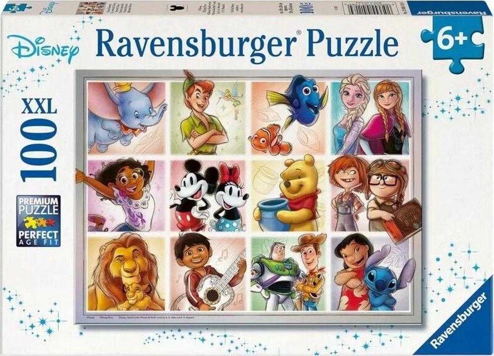 Ravensburger Disney Multicharacter Puzzle, 100pc, 4005555041184