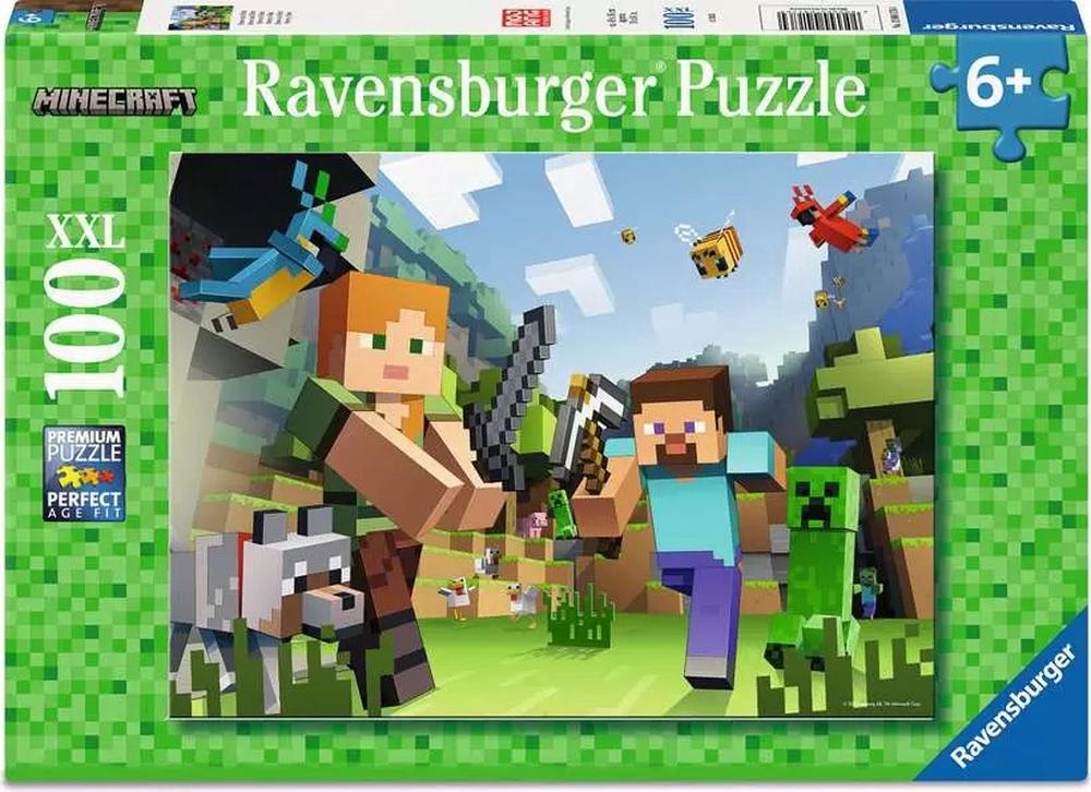 Ravensburger WT: Minecraft Puzzle, 100pc, 4005555041764