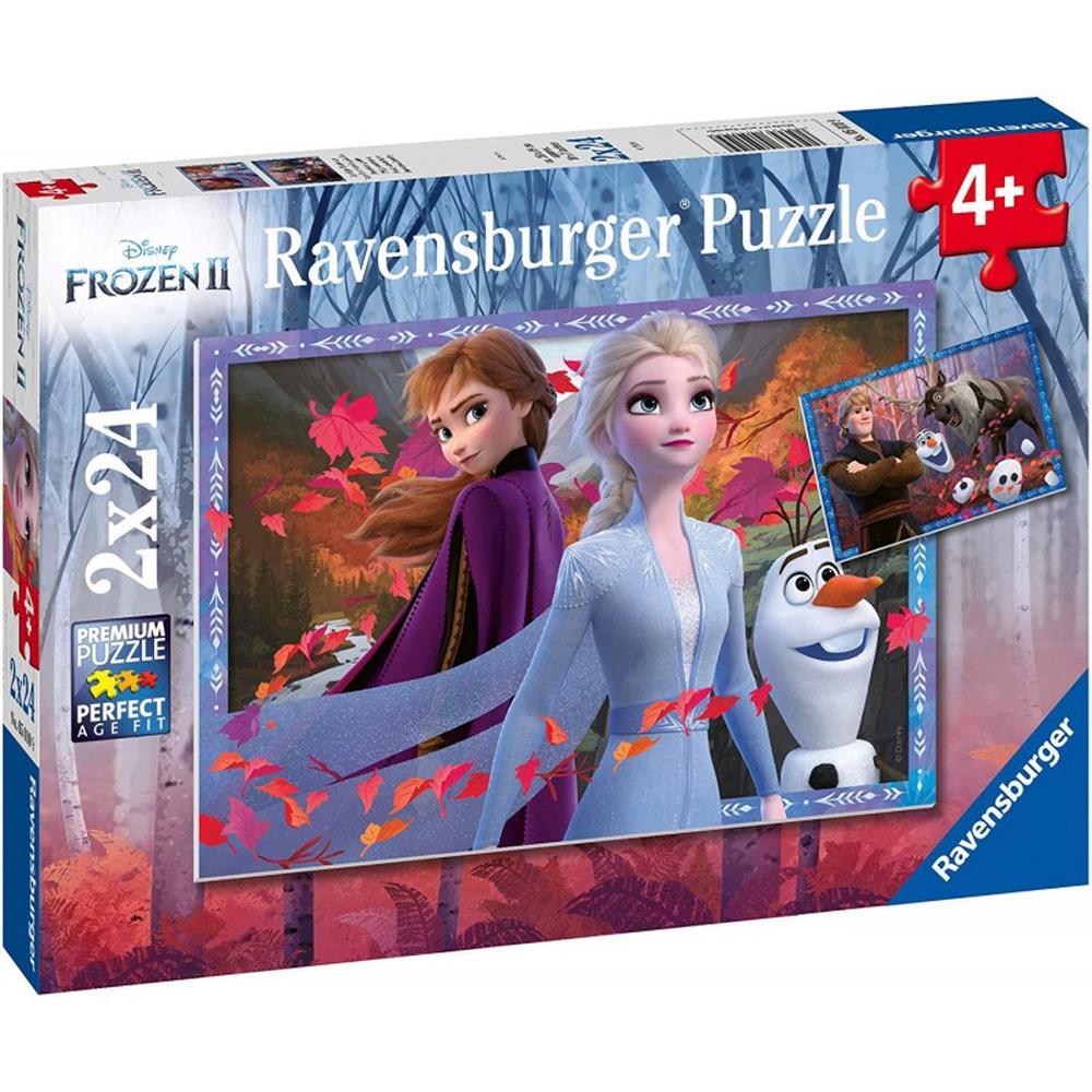 Ravensburger Frozen 2 - Frosty Adventures Jigsaw Puzzle, 2x24 Piece, 4005556050109