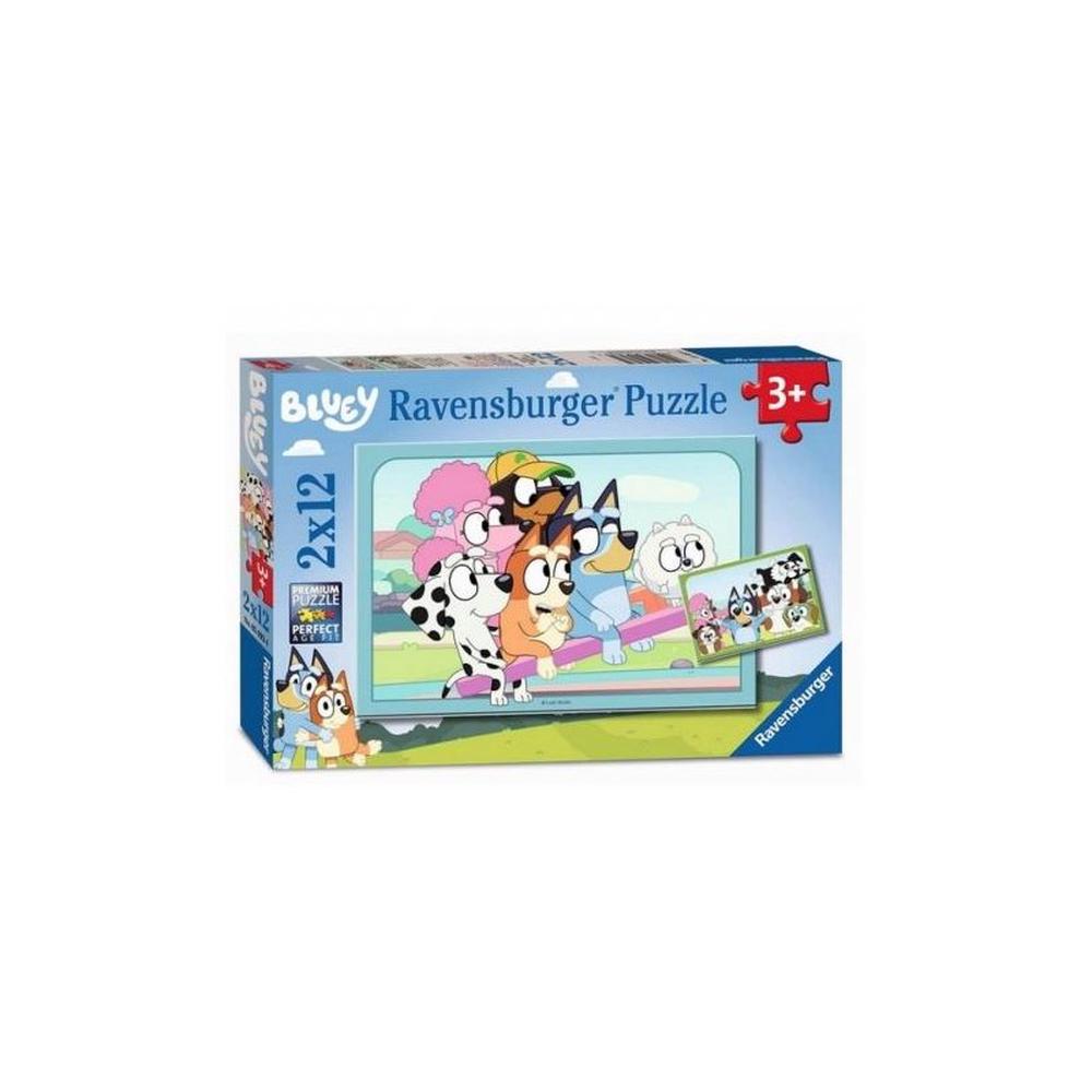 Ravensburger Fun With Bluey Jigsaw Puzzle, 2x12 Piece, 4005556056934
