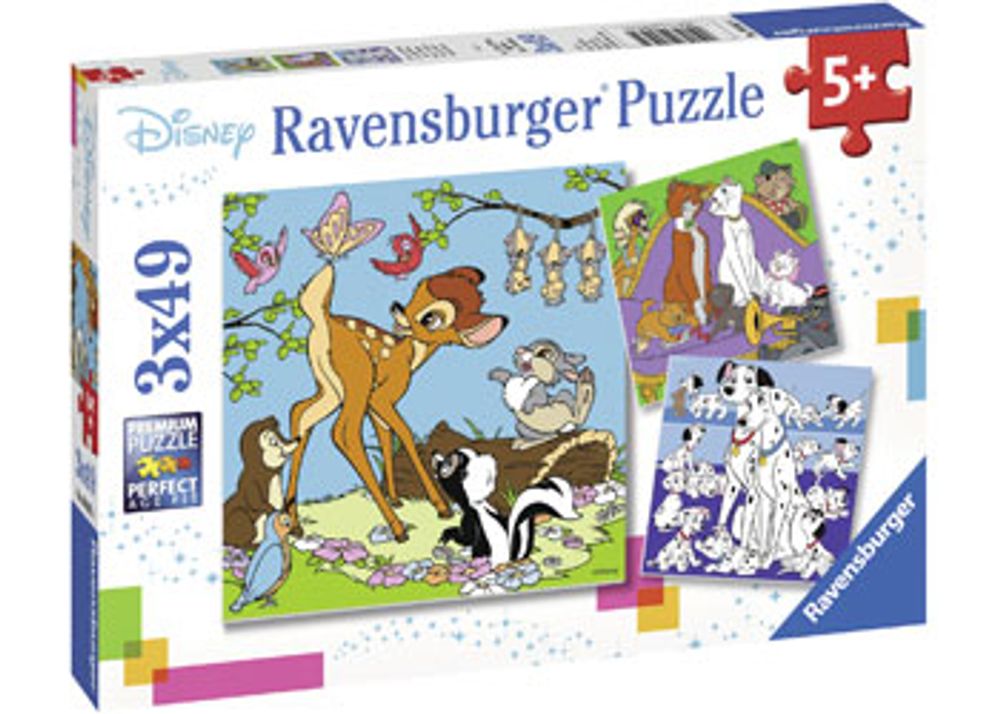 Ravensburger Disney Princess 3 Jigsaw Puzzle, 3x49 Piece | Buy online ...