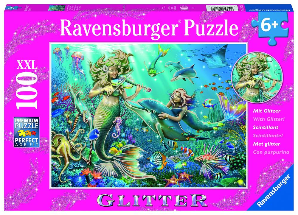 Underwater Beauties Glitter Puzzle - 100 piece Underwater Beauties Glitter Puzzle - 100 piece