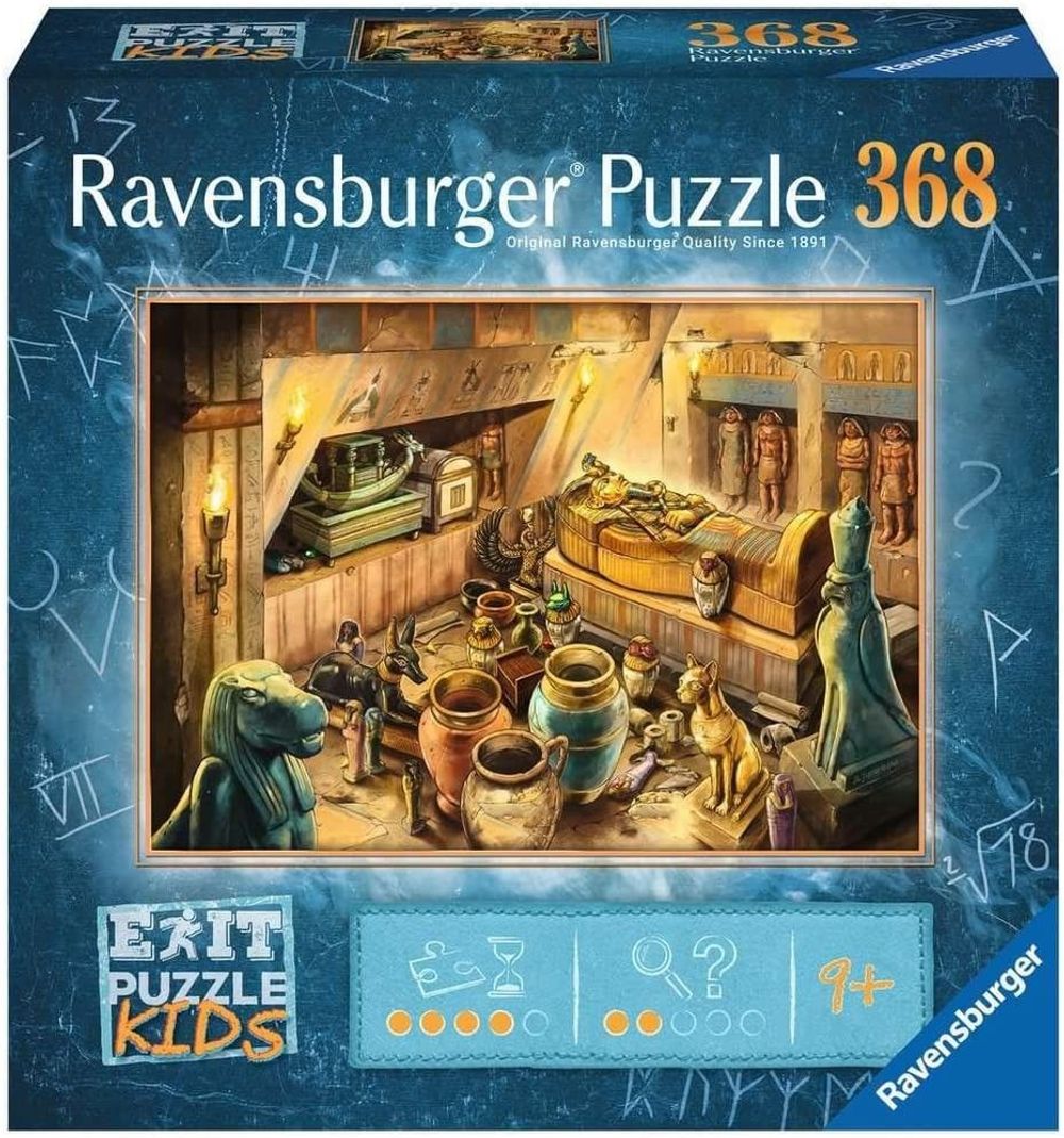 Ravensburger Exit Puzzle Kids: Escape Terror in the Tomb 1 Jigsaw Puzzle, 368 Piece by Ravensburger - ISBN: 4005556133604