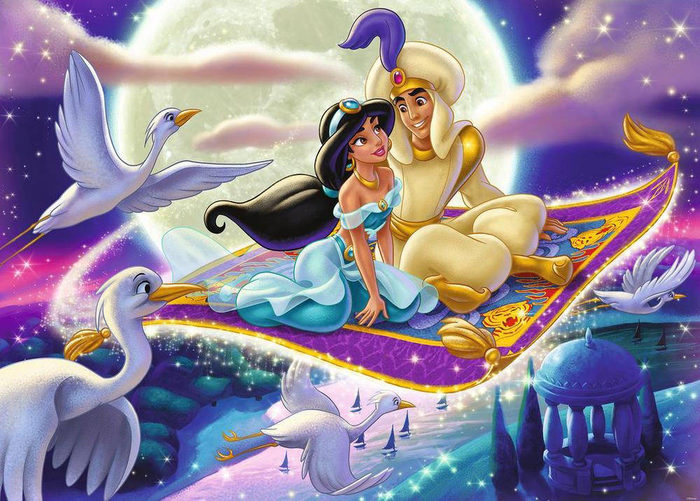 Puzzle Disney Ravensburger 1000 pièces Princesses Art Nouveau