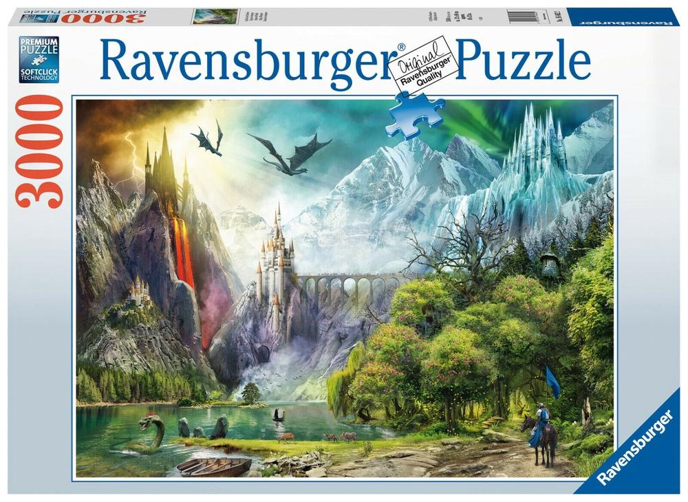 Ravensburger Jigsaw Puzzle, 3000 Piece - Reign of Dragons, 4005556164622
