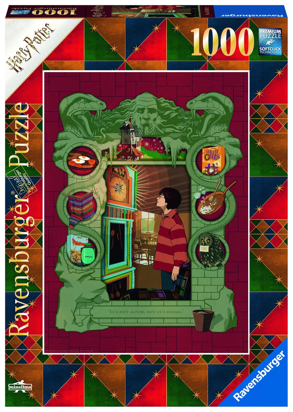 Ravensburger Harry Potter At Weasley Family Jigsaw Puzzle, 1000 Piece, 4005556165162