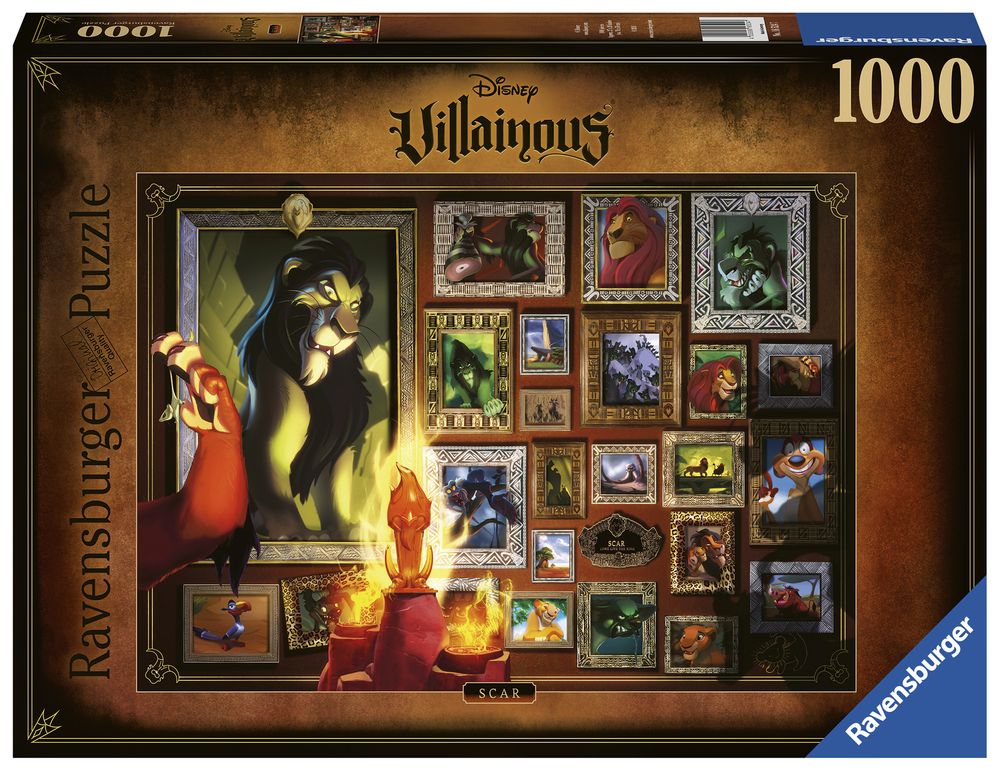 Ravensburger Villainous: Scar Jigsaw Puzzle, 1000 Piece by Ravensburger - ISBN: 4005556165247