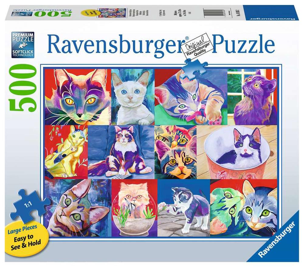 Ravensburger Hello Kitty Cat Jigsaw Puzzle, 500 Piece, 4005556169382