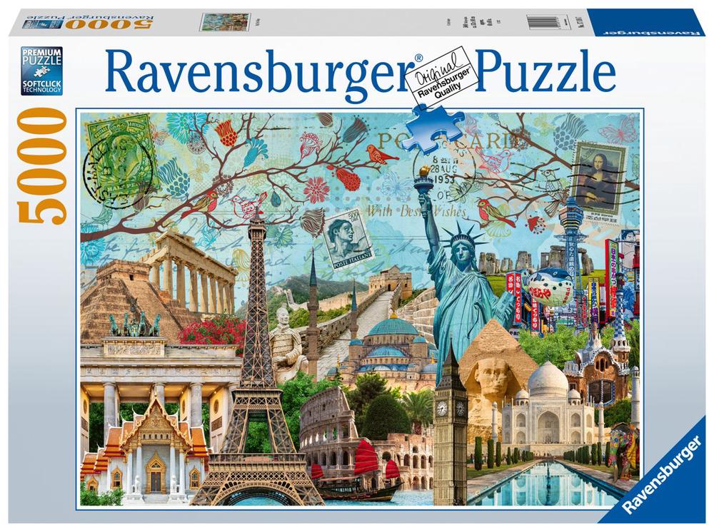 Ravensburger Big City Collage Jigsaw Puzzle, 5000 Piece, 4005556171187