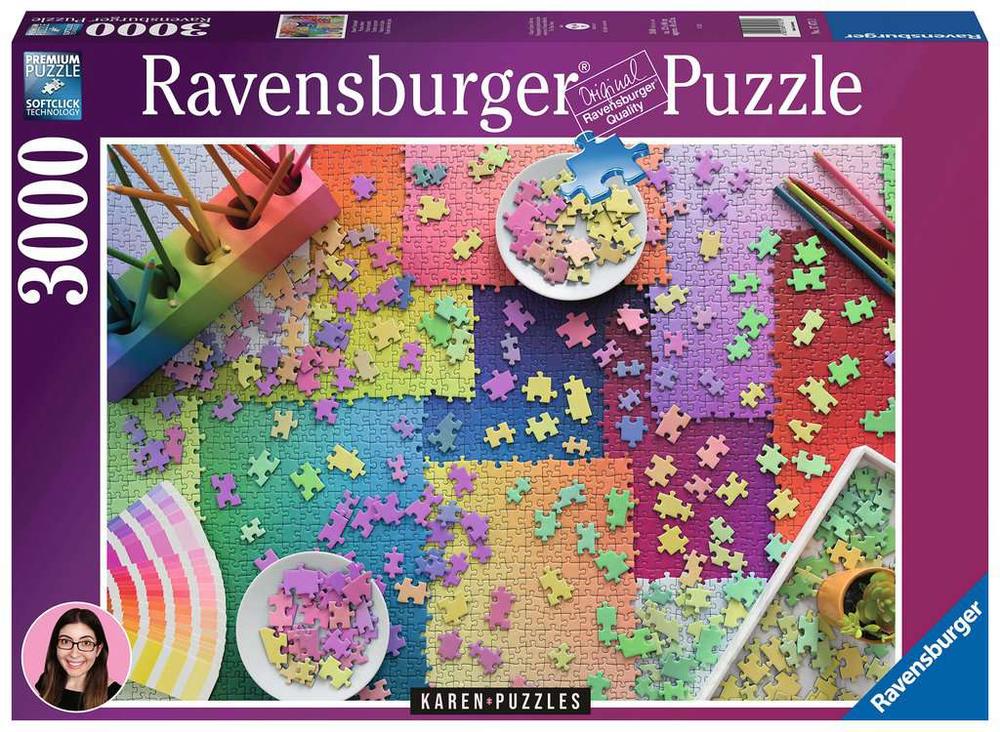 Ravensburger Puzzles on Puzzles Jigsaw Puzzle, 3000 Piece, 4005556174713