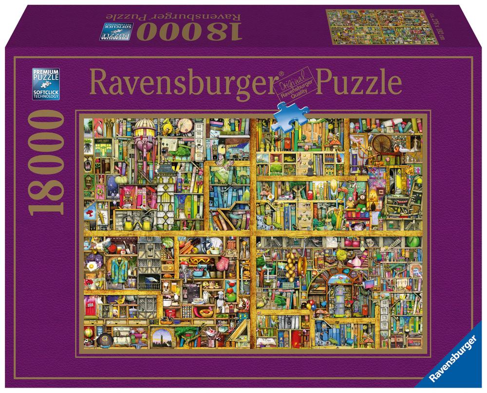 Ravensburger 18000 Piece Jigsaw Puzzle (The Magical Bookcase), 4005556178254