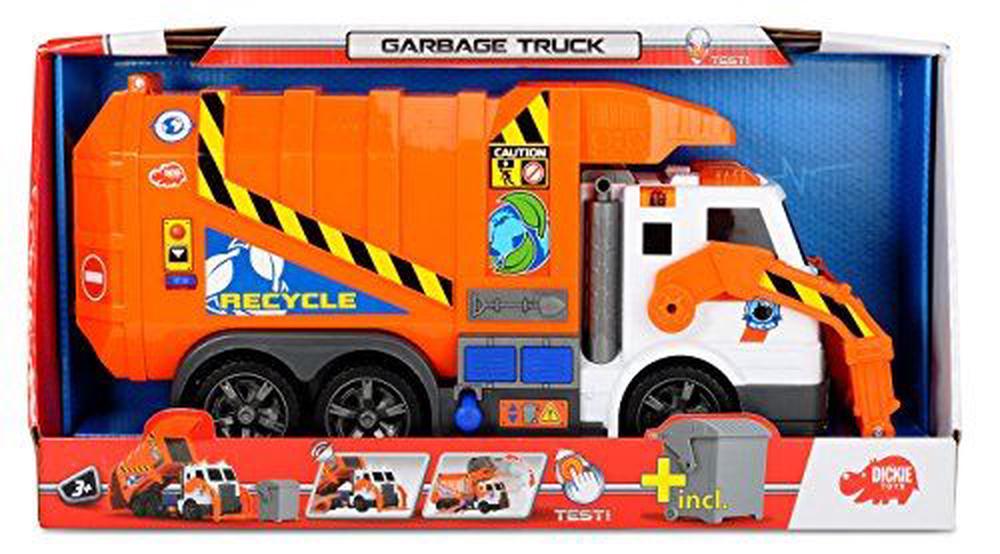 Dickie Toys Action Series Garbage Truck, 4006333038921