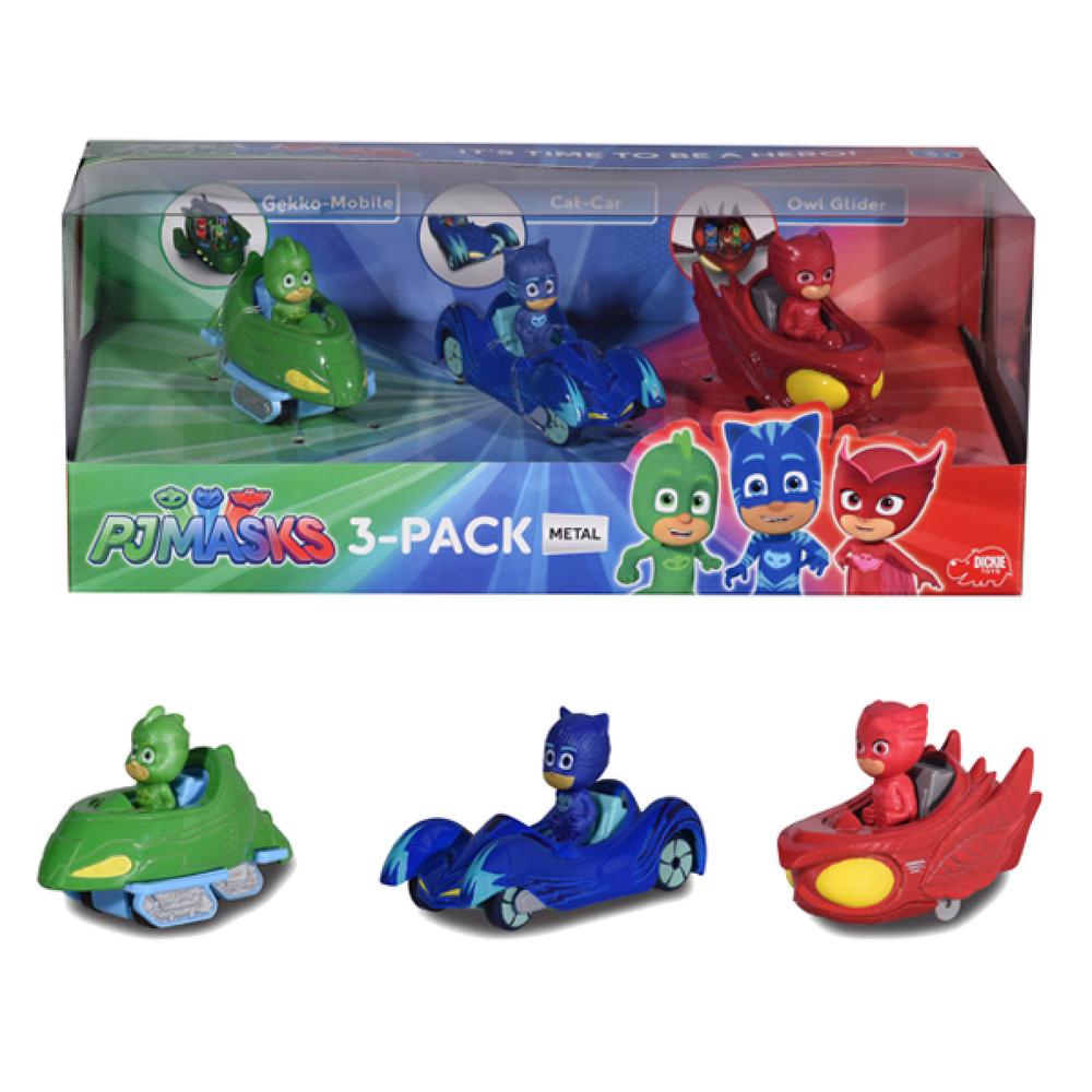 Pj Masks Metal Vehicles, 3 Pack 